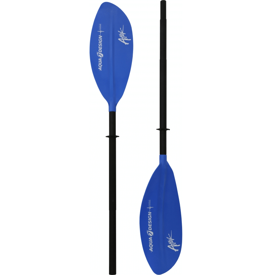 Pagaie double kayak Attak 4 parties Bleu