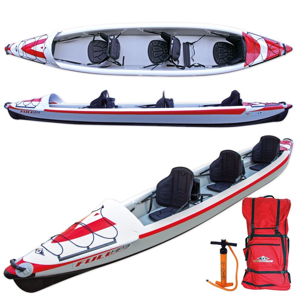 Kayak Full HP3 (3 personnes) haute pression 4,80 m