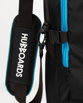 Housse bodyboard HUBBOARDS WHEEL BAG Black/Blue ( face )