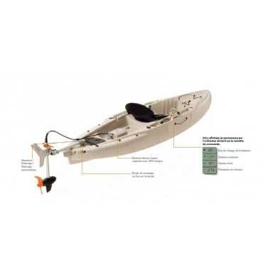 Moteur pour kayak Ultralight 403 + Chargeur solaire 45W