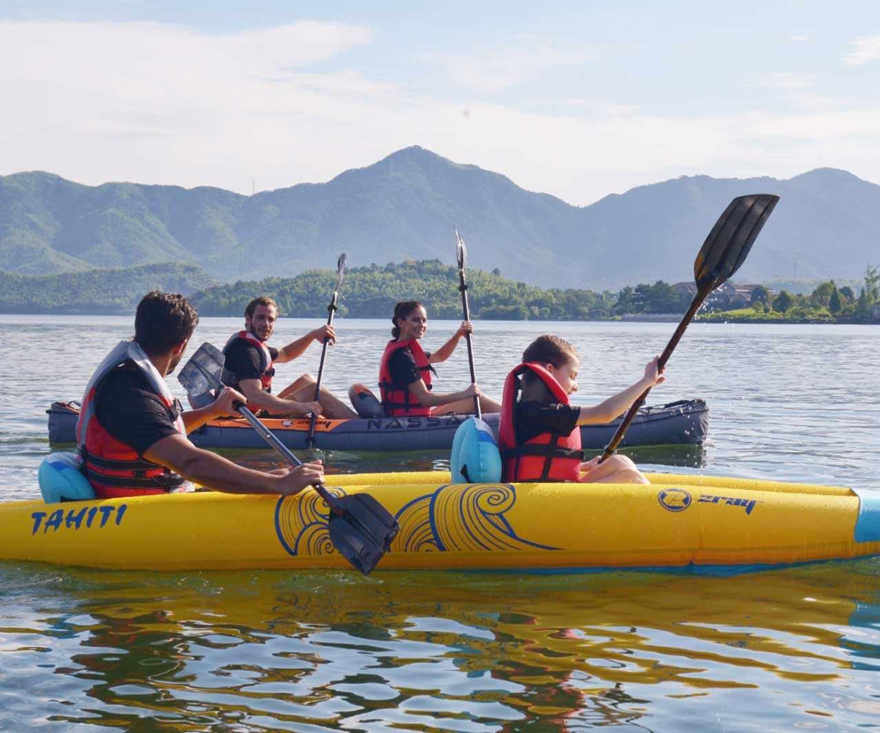 Kayak gonflable TAHITI - 400 x 90 x 22 cm