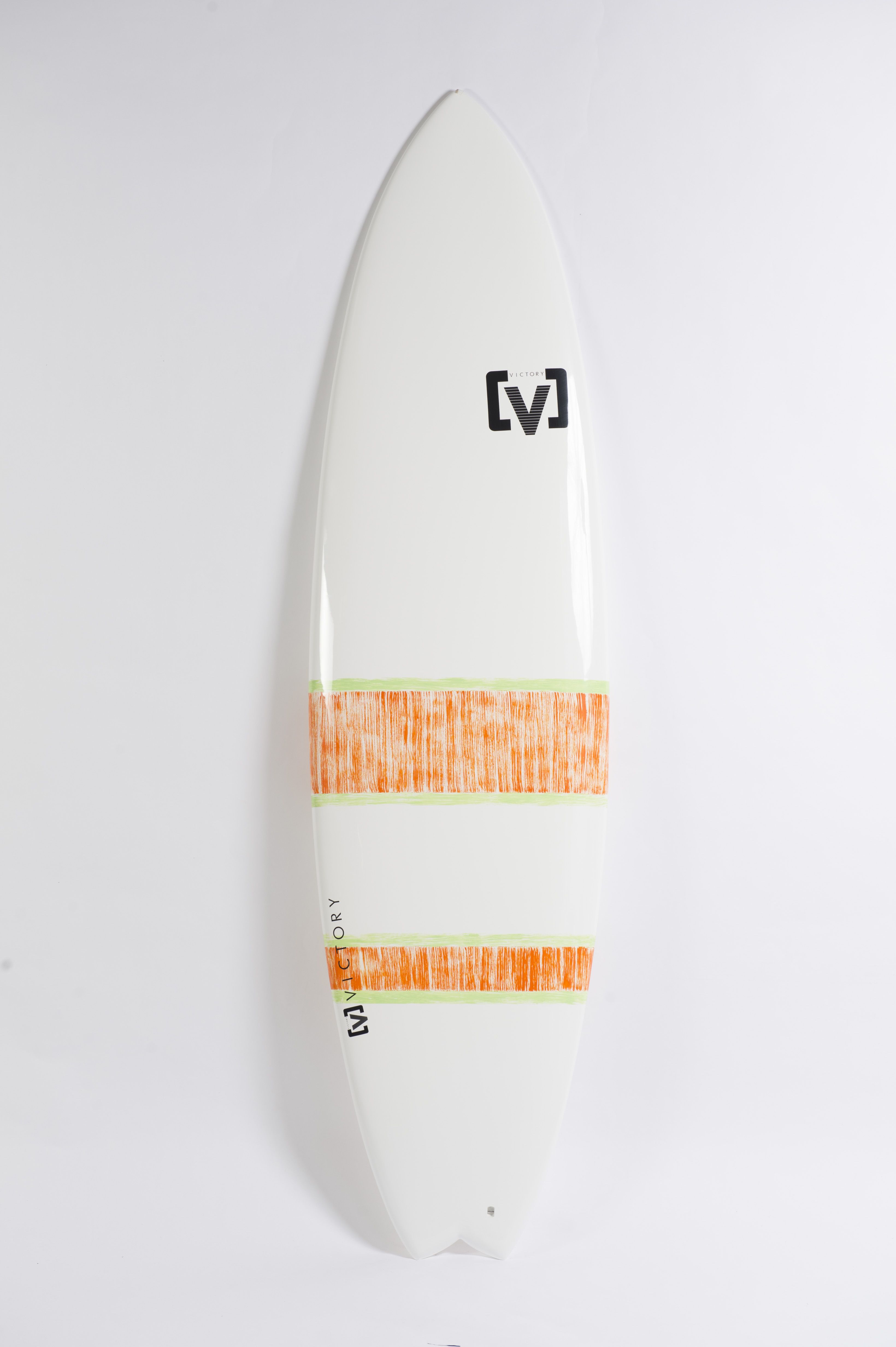 Planche Flying Fish 6'  Victory Surfboard orange dessus