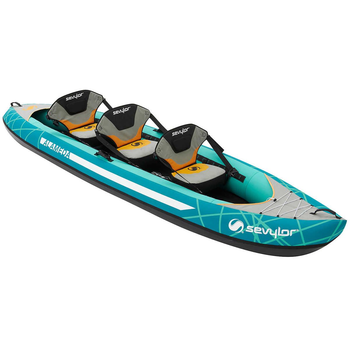 Kayak Gonflable Alameda - 2 adultes + 1 enfant - Vert 1