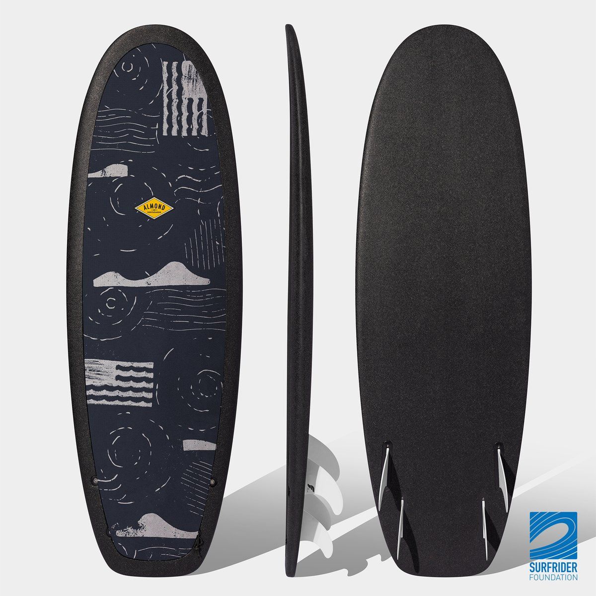 Planche Softboard Secret Menu 5'4 R-Series - Surfrider - Almond Surfboards