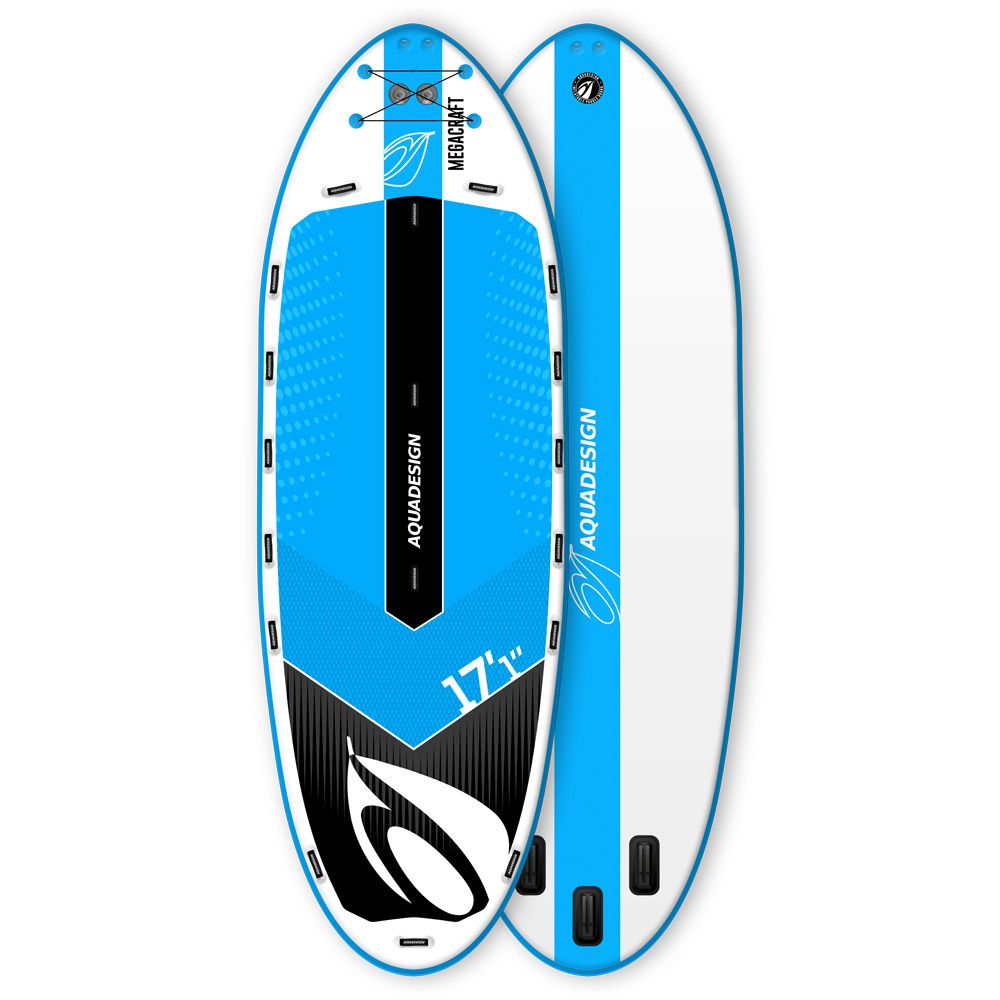 Stand Up Paddle Géant Mégacraft 17'1 AquaDesign Rouge