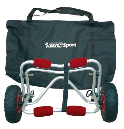 Chariot de transport pour kayaks (et SUP) premium (sac compris avec)