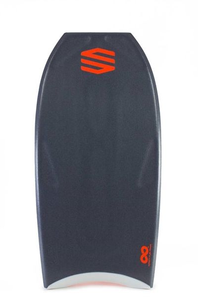 Bodyboard INCONIC NRG INF MOZ SERIES, Gris et Rouge Fluo