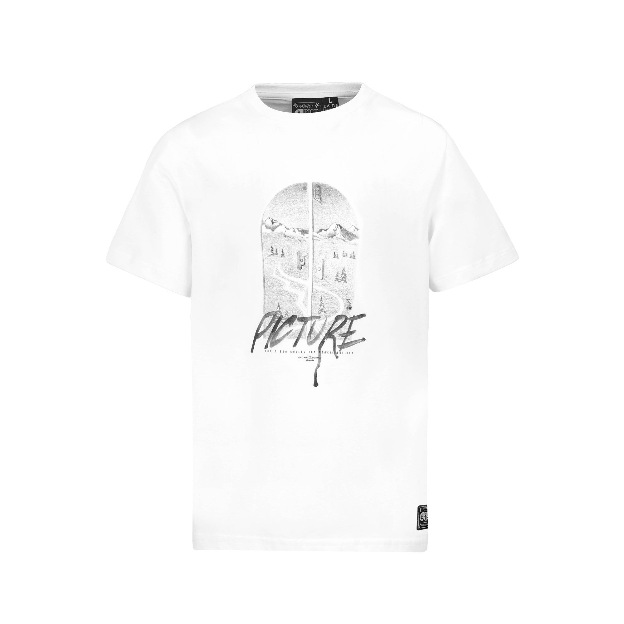 Tee Shirt D&S Split - White
