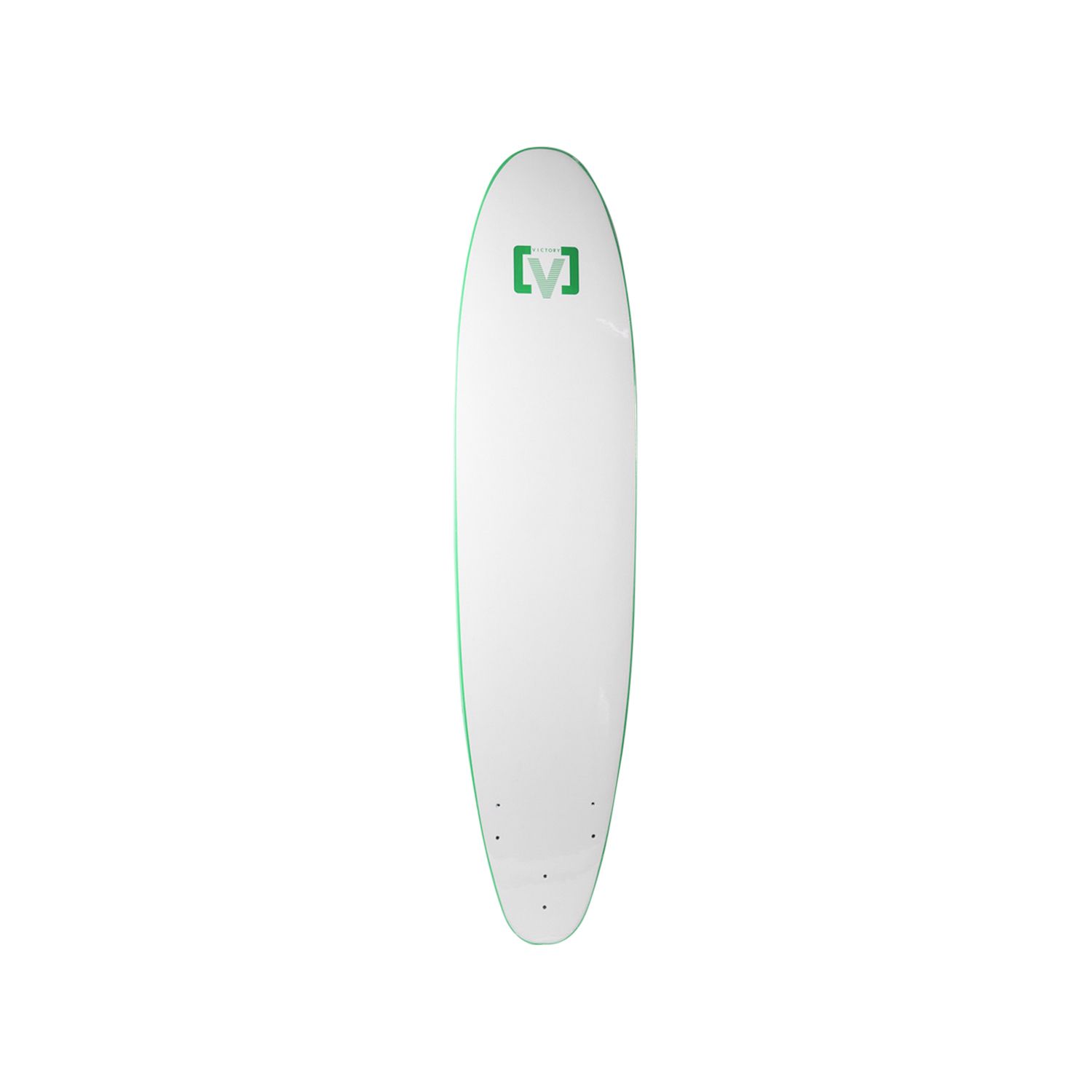 Surf en mousse Modèle N 8' Victory Surfboard jaune dessus