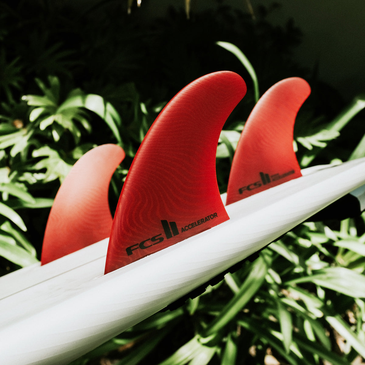 Aileron de Surf FCS II Accelerator Neo Glass Eco Tri Ailerons - Large - Red