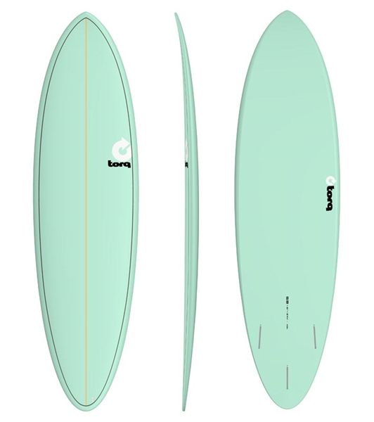 Planche de surf 6'8 COLORED FUN SEAGREEN