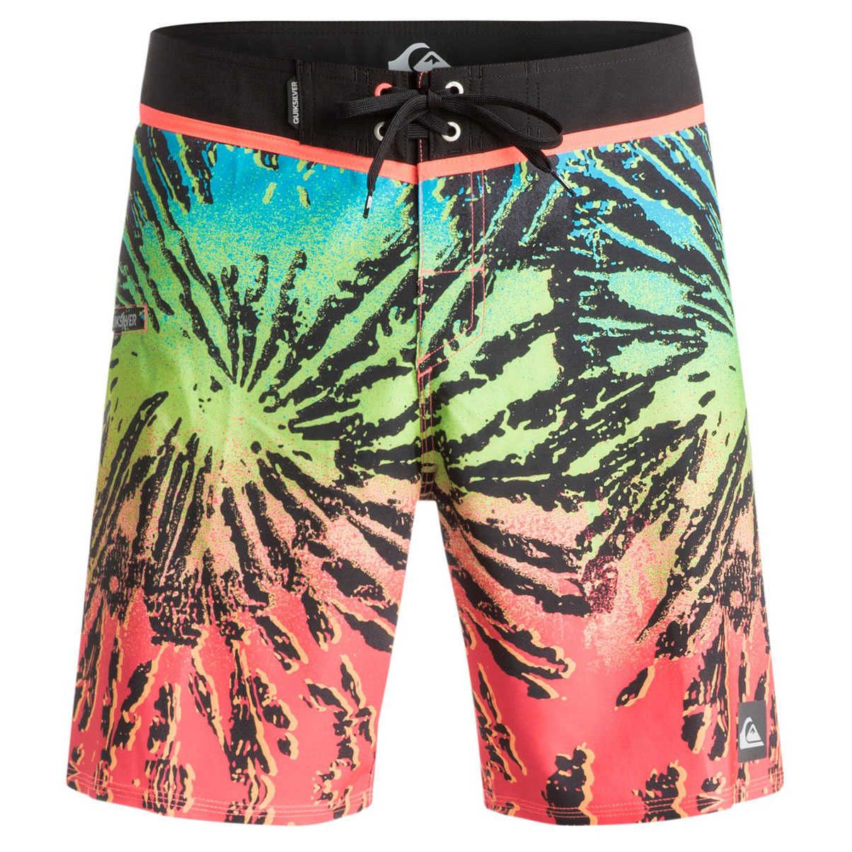 Boardshort - Glitched 18" - Glitched Fiery Coral