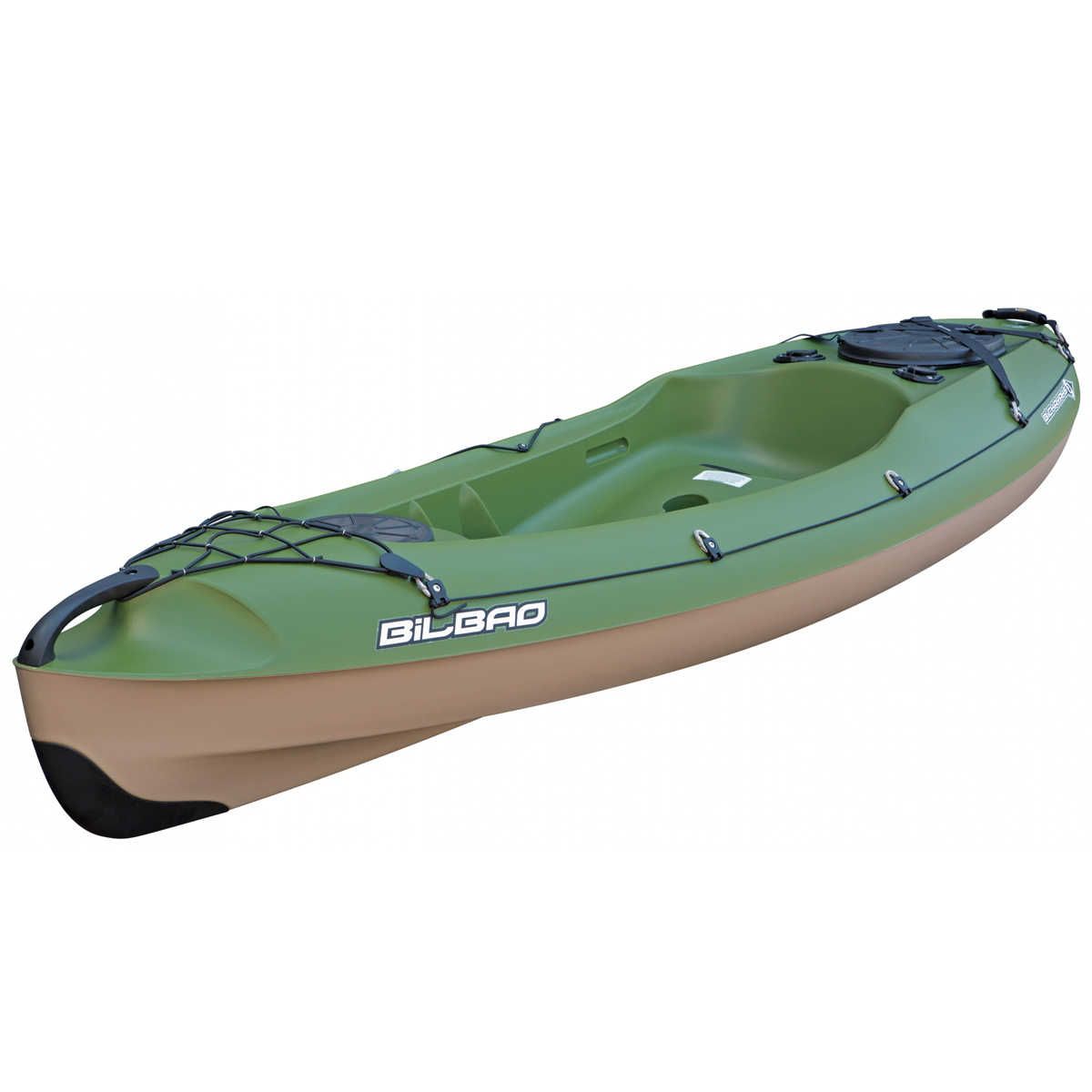 Pack Kayak rigide BILBAO Fishing Vert / 3 mètres + 1 pagaie + 1 siège 