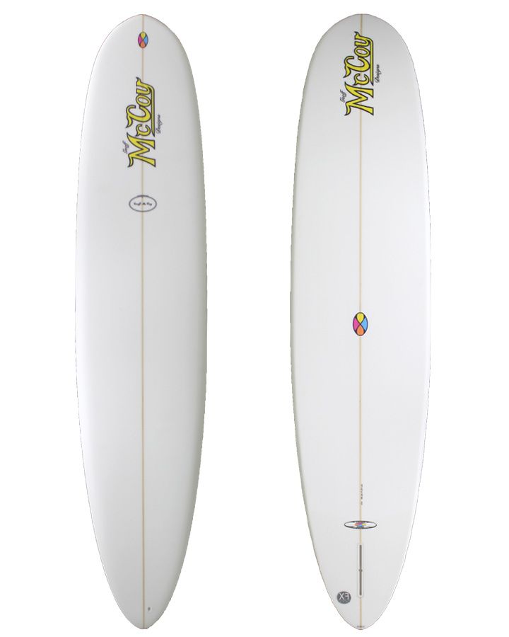 Planche longboard All Arround MAL 9'0 de McCoy Surfboards blanc
