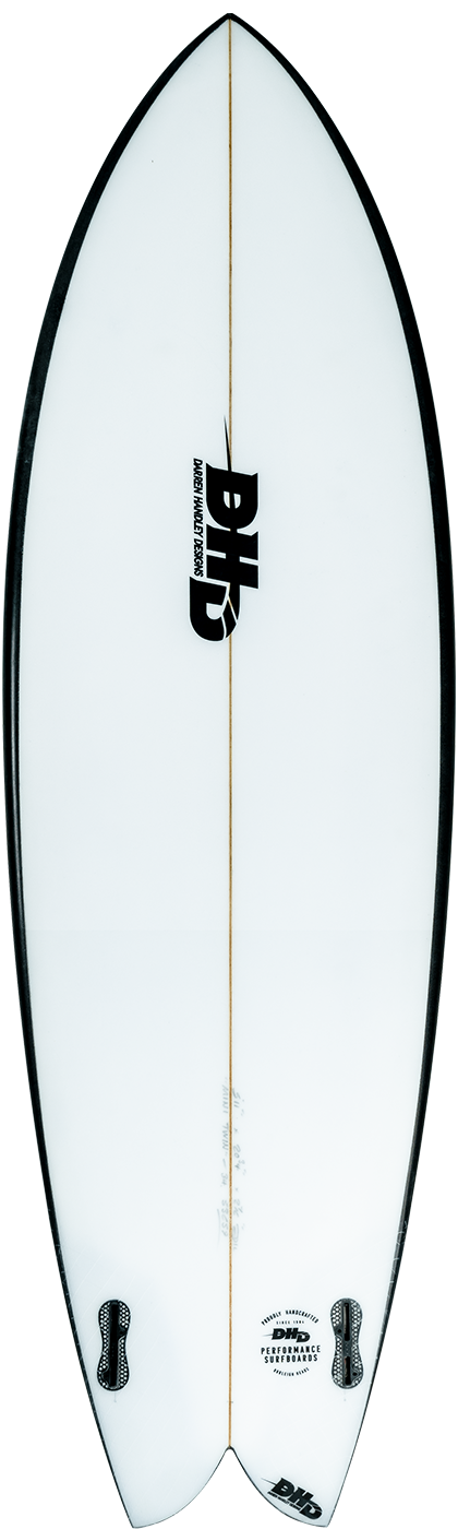 Planche Surf Mini Twin Fin Summer Series Futures - DHD top