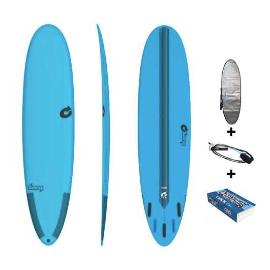 planche de Surf M2 Tec Epoxy Funboard 7'6" - Blue