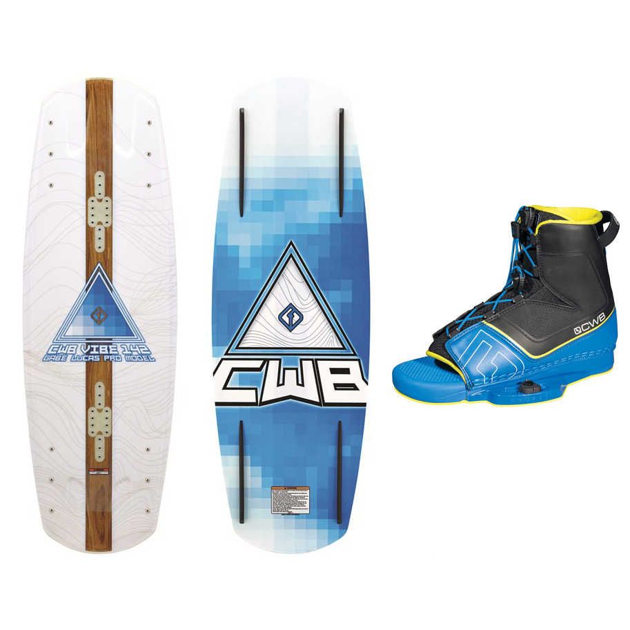Pack-wakeboard-VIBE-136-cm-+-chausse-Venza-LX