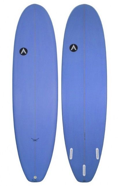 Planche Funboard The Hawk PU Bleu de Agency Surfboards