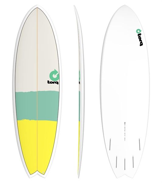 Planche de Surf - New Classic Epoxy Fish - 5'11"-Yellow