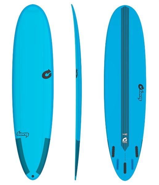 Planche de Surf M2 8'0" Tec Epoxy Funboard - Blue