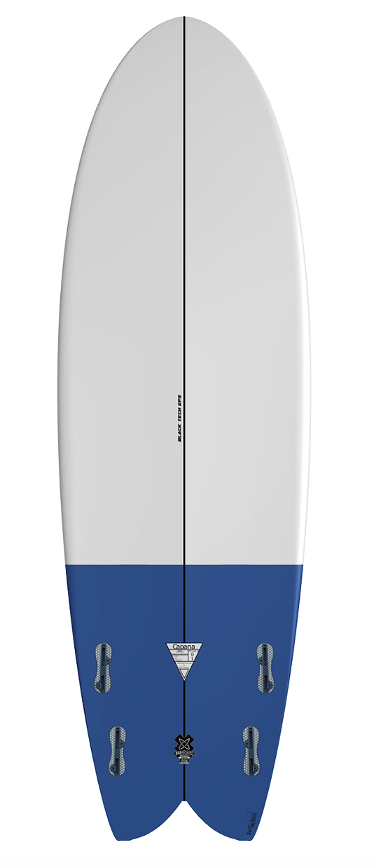 Planche Fish Pacifico 5'10 - Nomads Surf top