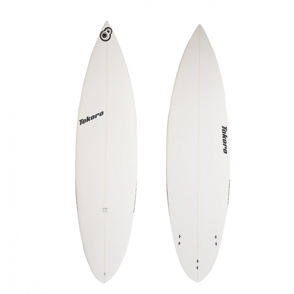 Planche shortboard Resin8 6'4 Blanc de Tokoro Surfboards
