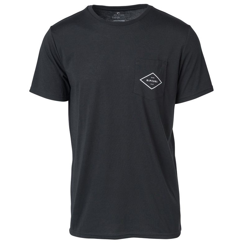 T-shirt manches courtes Essential Surfers Pocket noir RIP CURL