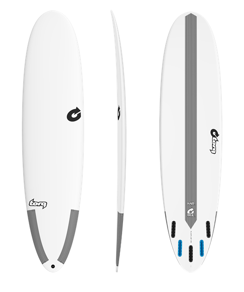 Planche de Surf M2 7'0" Tec Epoxy Funboard - Blanc