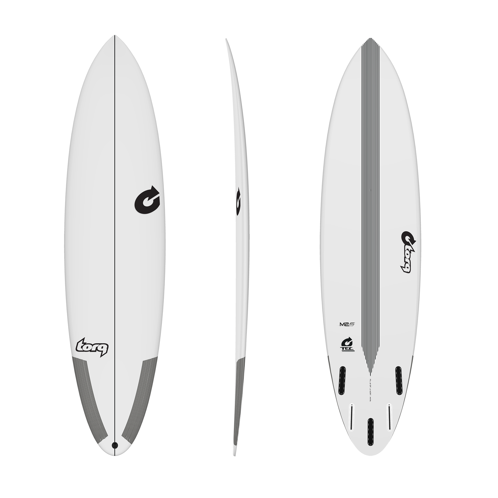 Planche de Surf Funboard M2-S TEC Torq blanc