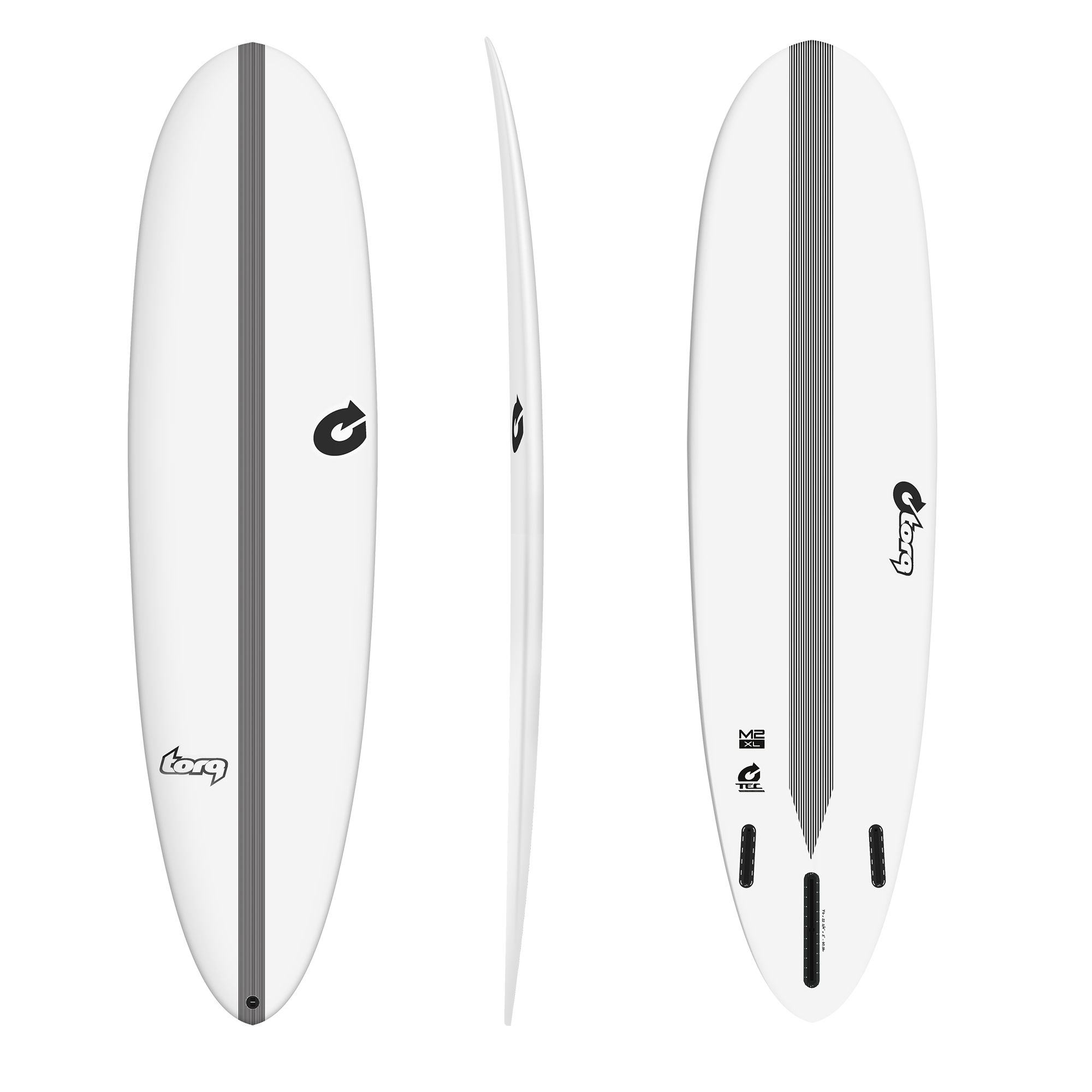 Planche de Surf Funboard M2 XL TEC Torq blanc