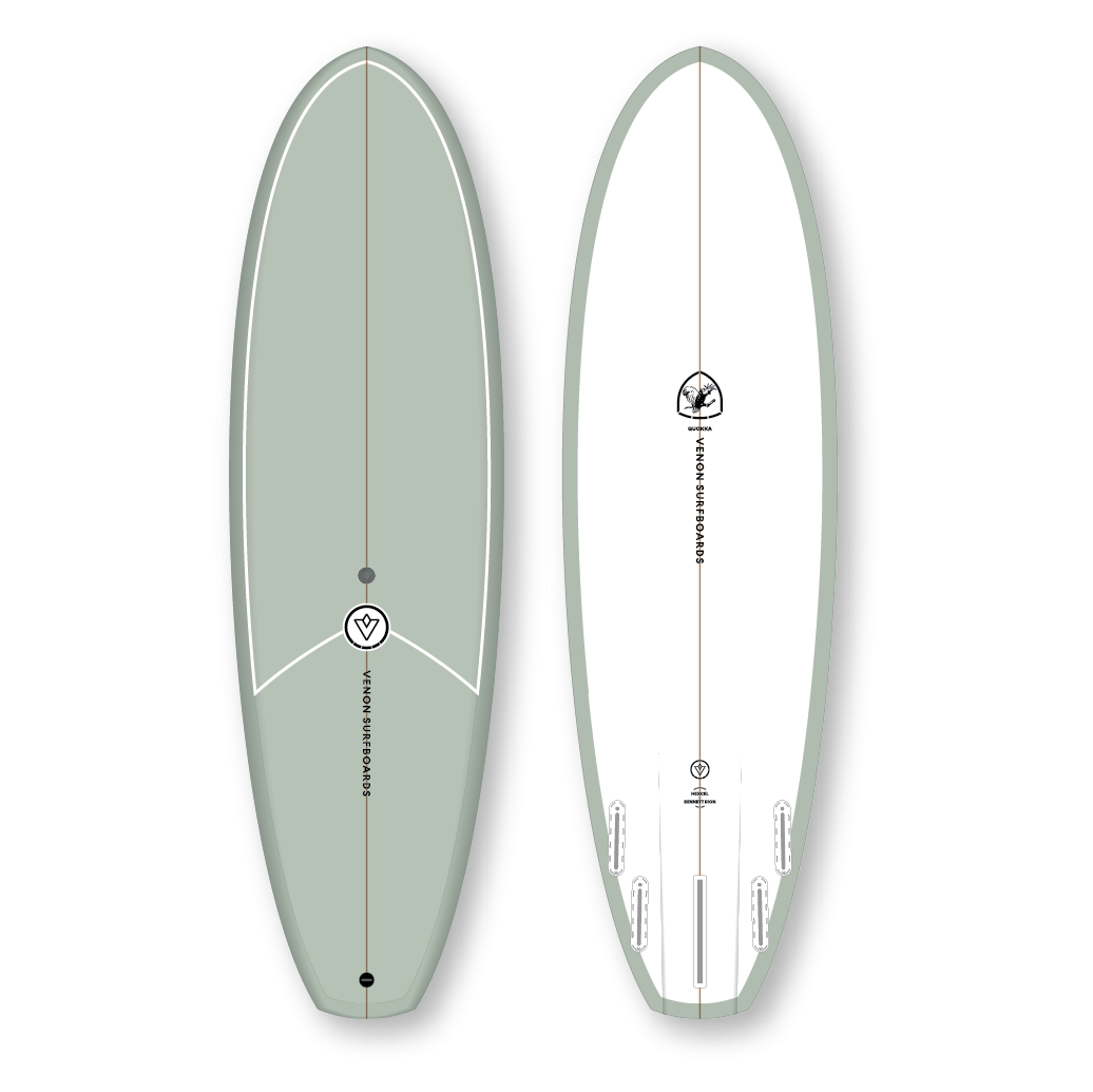 Planche Quokka 6'4 Venon Surfboards Grill Smoke