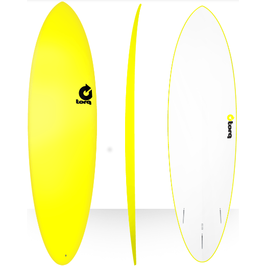 Planche de surf Fun Softboard 6'8" - Yellow