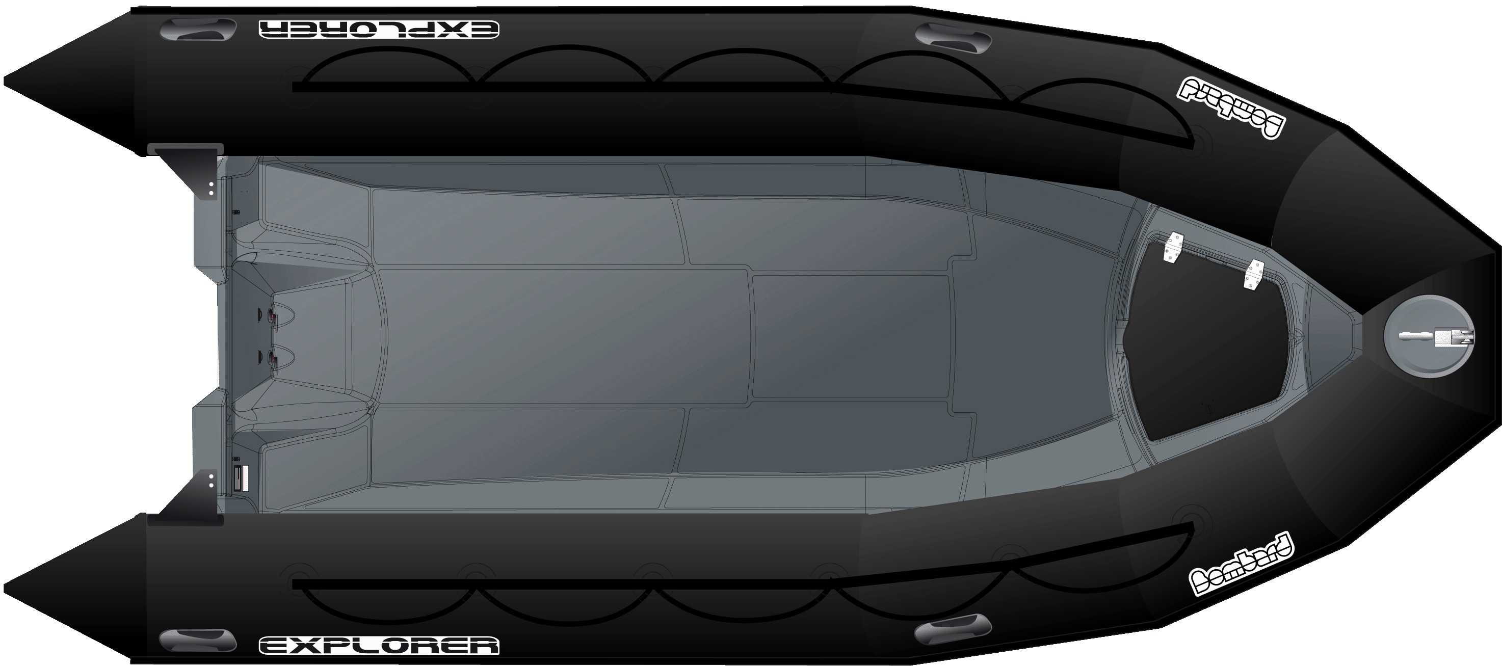 Semi Rigide Explorer 500 Basic - Noir