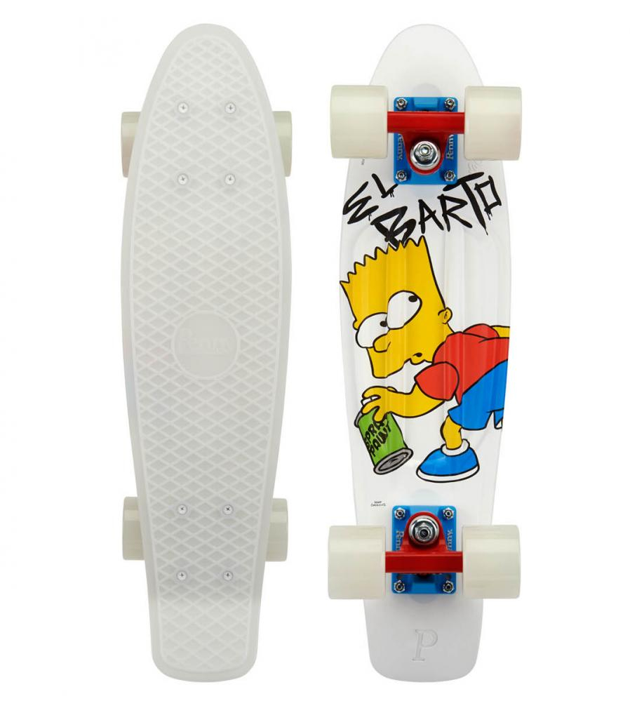 Skateboard Cruiser Simpsons El Barto Bart 22'