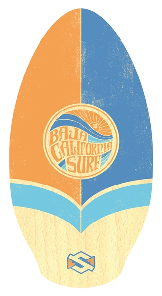 Planche de skimboard 39' - Baja California