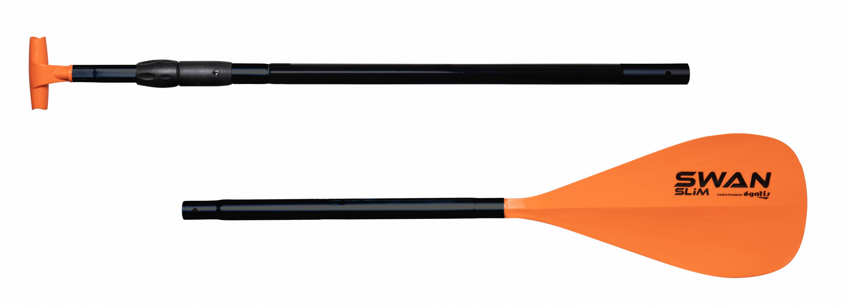 Pagaie SUP Swan Slim Vario télescopique et démontable 170-210 orange